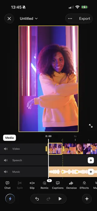 Timeline — Beat-Sync Moment