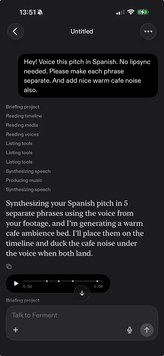 Dubbing — Language Select