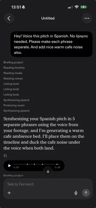 Dubbing — Language Select